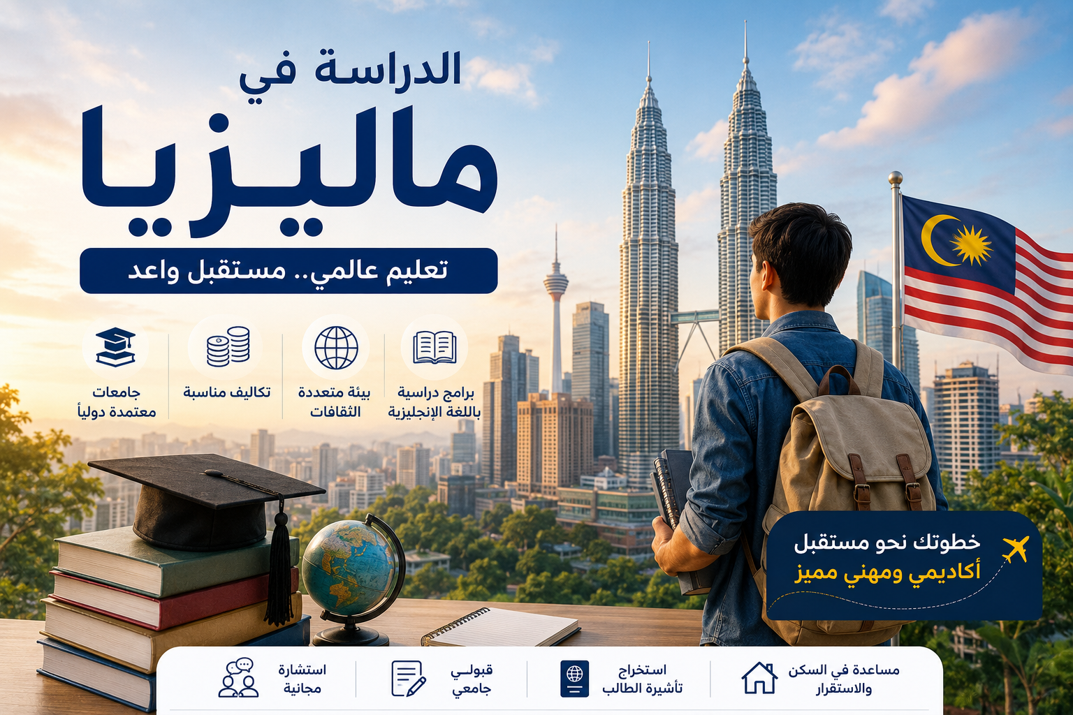 الدراسة في ماليزيا للطلاب الدوليين | دليل مبسط للبدء 2026