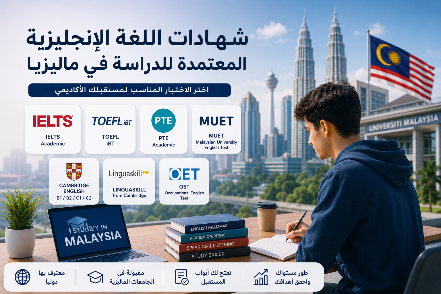 Approved English Language Certificates for Studying in Malaysia | Is IELTS Mandatory?
