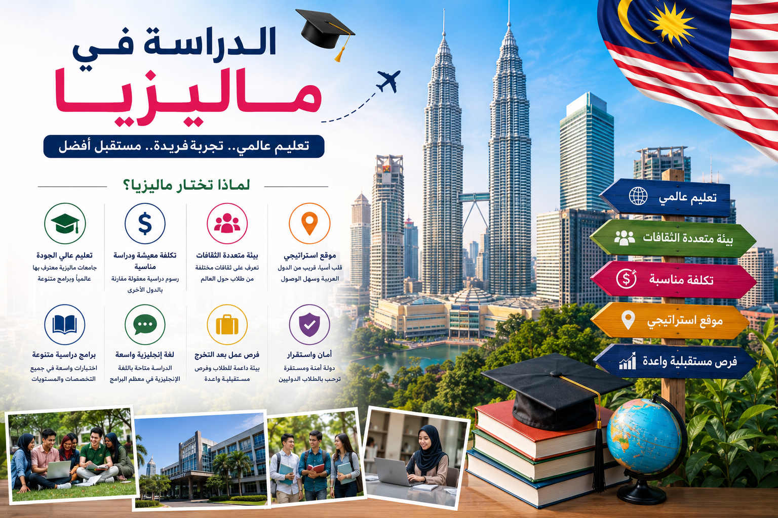 هل ماليزيا مناسبة للدراسة؟ دليل شامل للطلاب الدوليين قبل اتخاذ القرار 2026