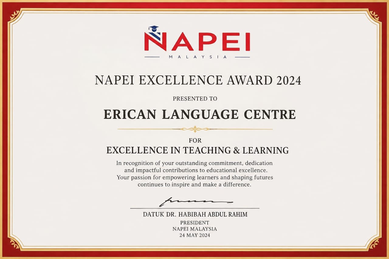 Winner of the Academic Excellence Award in Malaysia